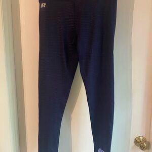 UNC Russell Athletic Navy Leggings. Like New.